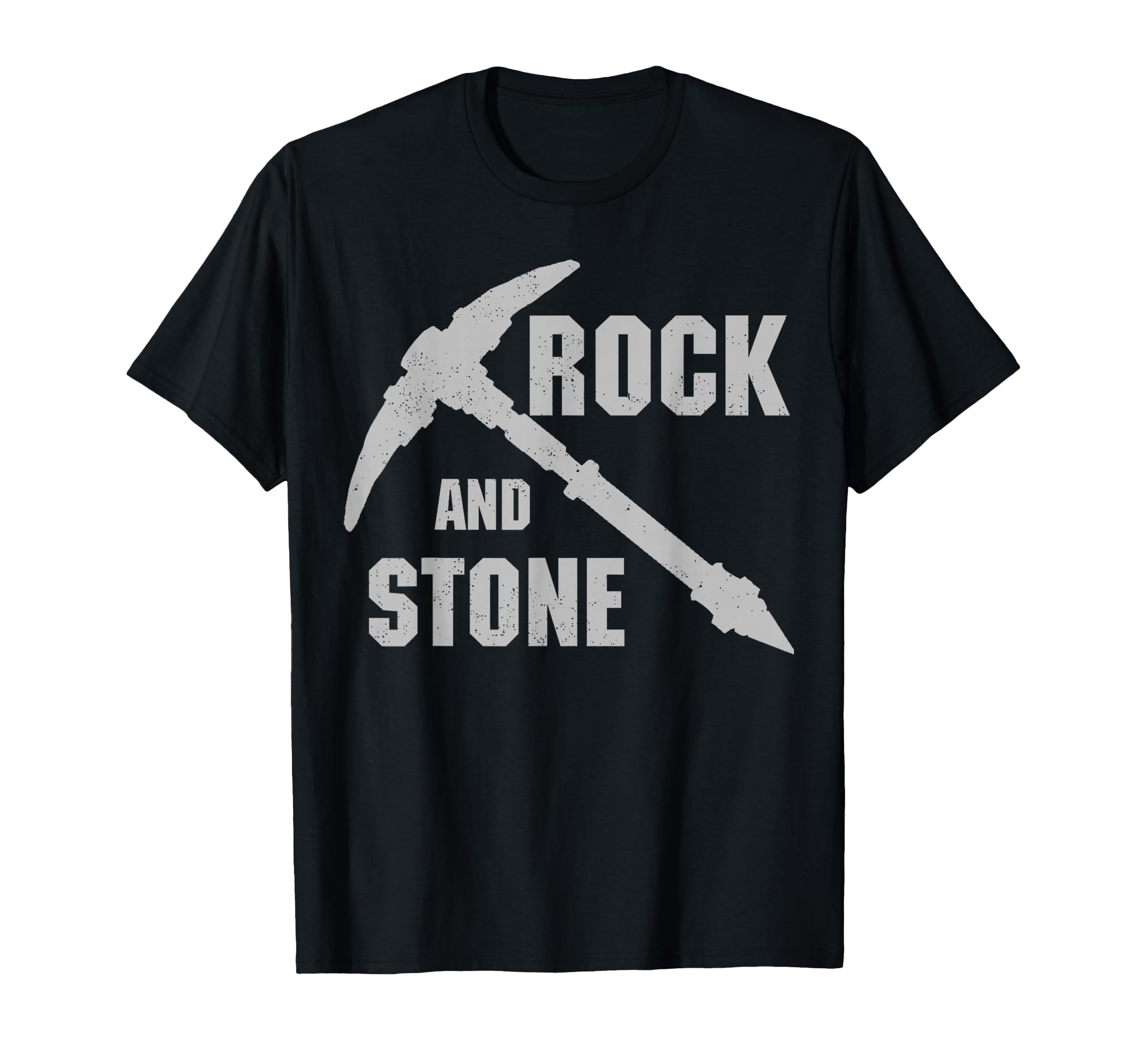 Rock and Stone! - Grey Design Vintage T-Shirt