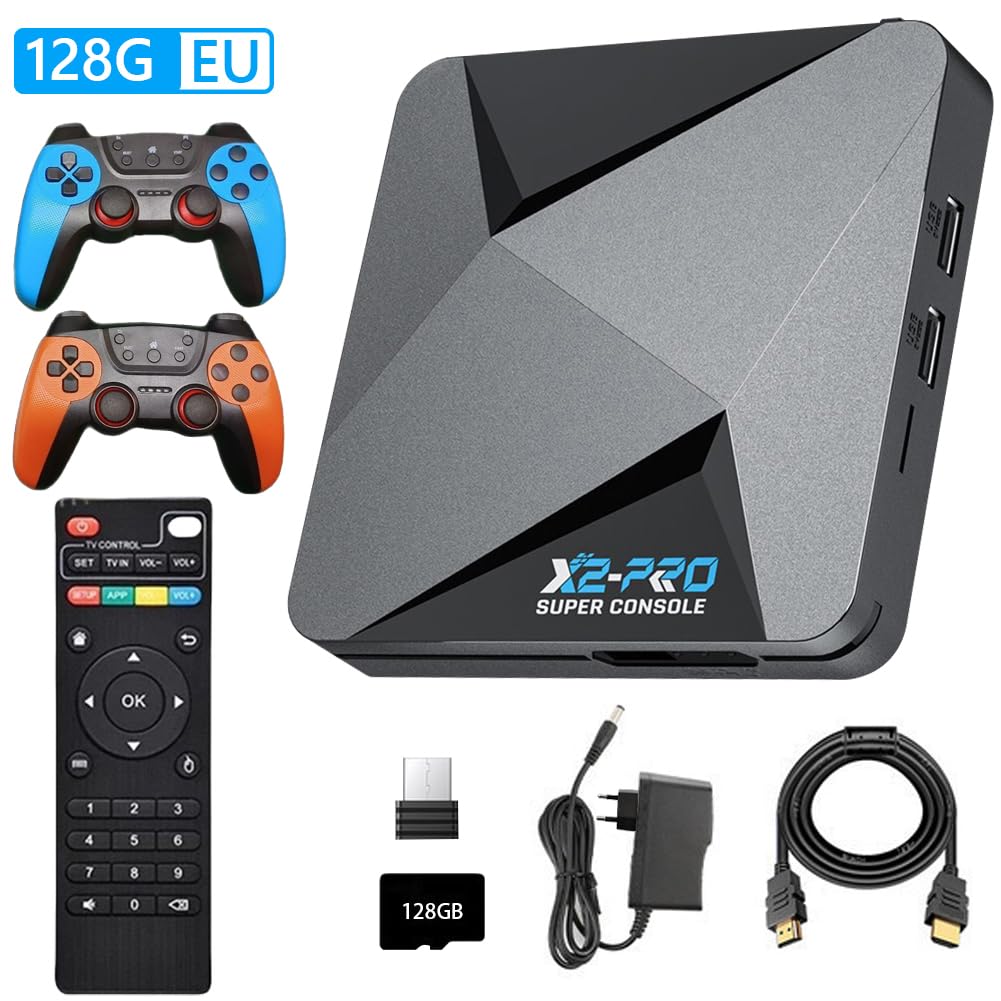 Konsola do gier retro X2 Pro z 65000 wbudowanymi grami 4K UHD kompatybilna z 9.0 i emulatorami do Arcade