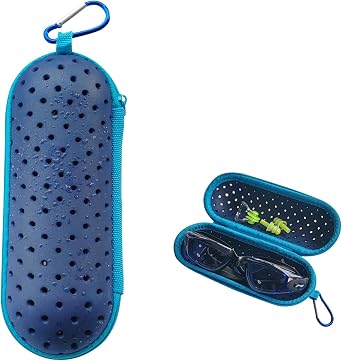 Swim Goggle Case,swimming goggle storage box,EVA Protective Cases with Drain Hole for Goggles