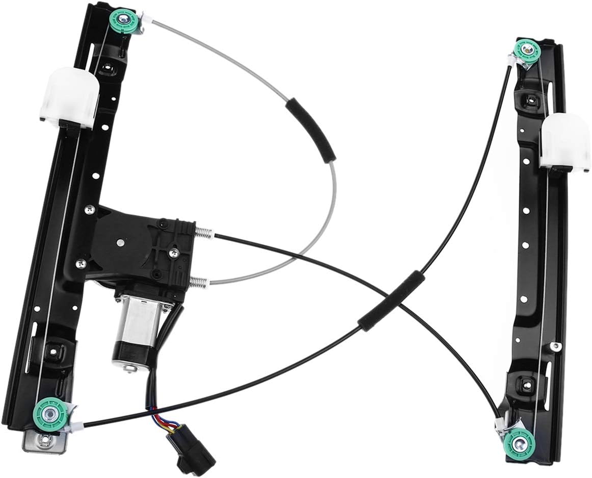 A-Premium Electric Power Window Regulator with Motor Compatible with Jaguar XJ 2010-2019 XJR 2014-2016 Sedan Rear Left Driver Side