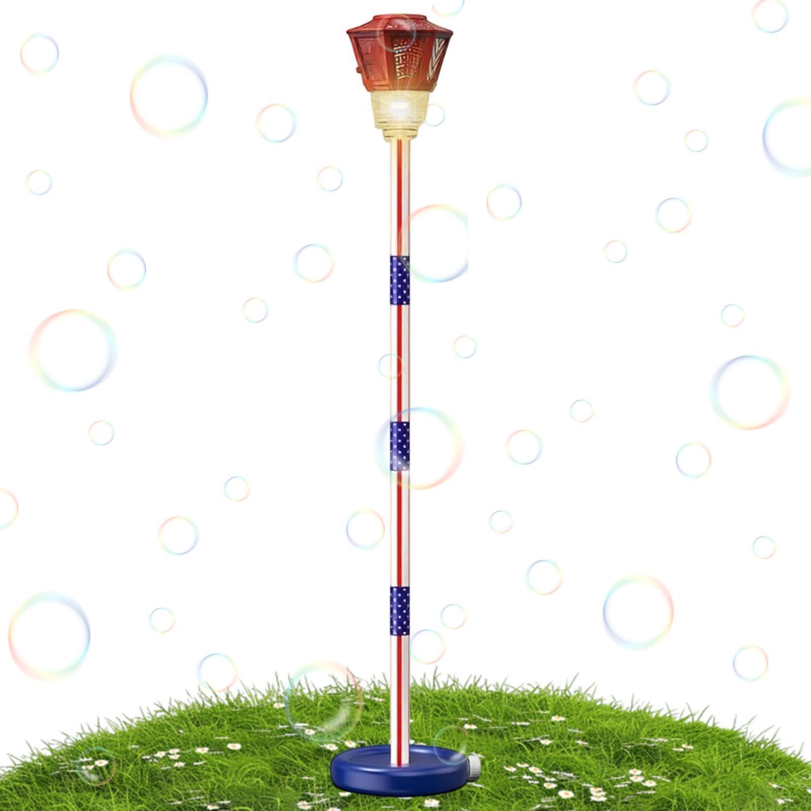 Macchina Delle Bolle Verticale Torre Verticale Automatica Regolabile Con | Macchina Per Bolle Automatica per Feste all'Aperto Compleanno Spiaggia Piscina Matrimonio