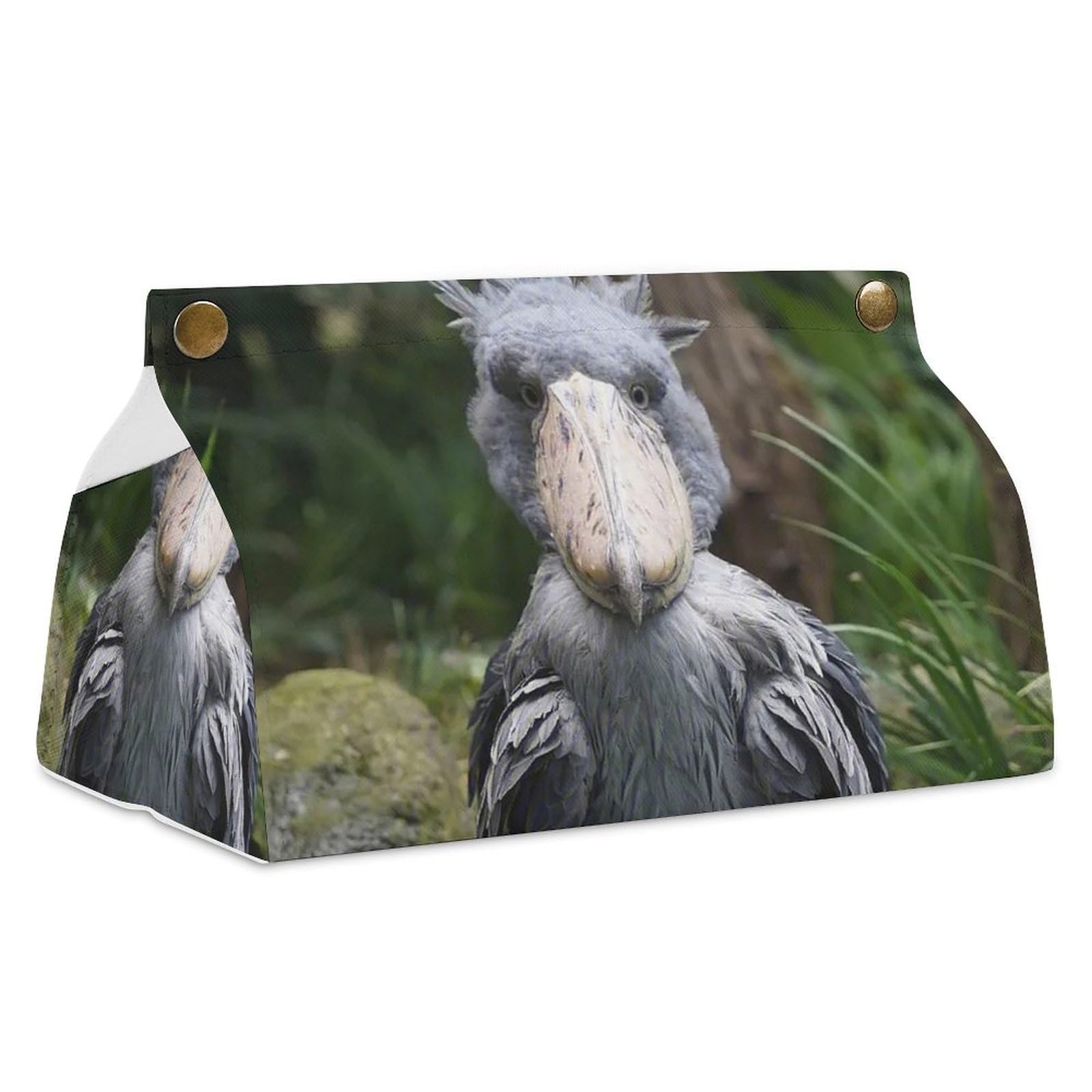 Amazon｜ティッシュケース ハシビロコウ 鳥 ティッシュボックス PU
