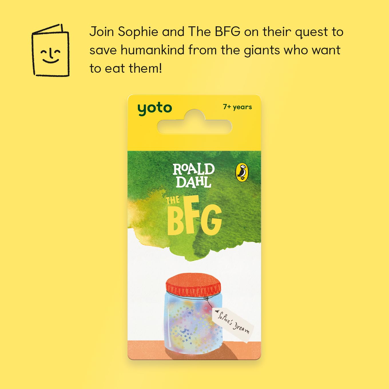 Yoto The BFG, Kids Audio Cards for Use with Player & Mini All-in-1 Audio Device, Screen-Free Listening with Fun Playtime - Image 2