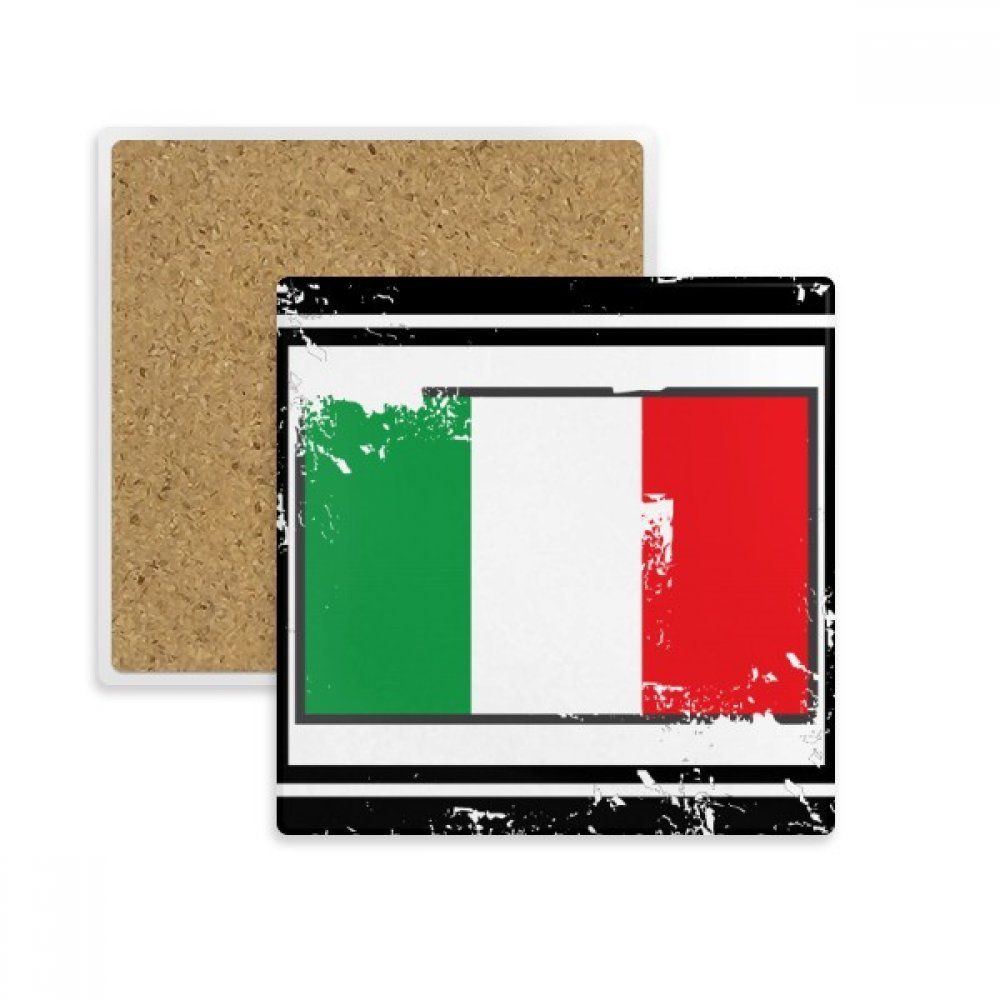 Dessous de verre rectangulaire Italie pour vos pauses café et soirées match