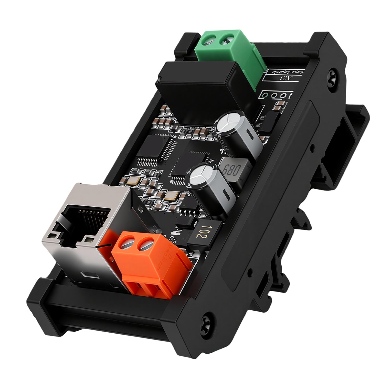 Módulo de relé Ethernet Industrial Relé Temporizador Multimodo Compacto para de Automatización Industrial, Material PCB, 1 Canal