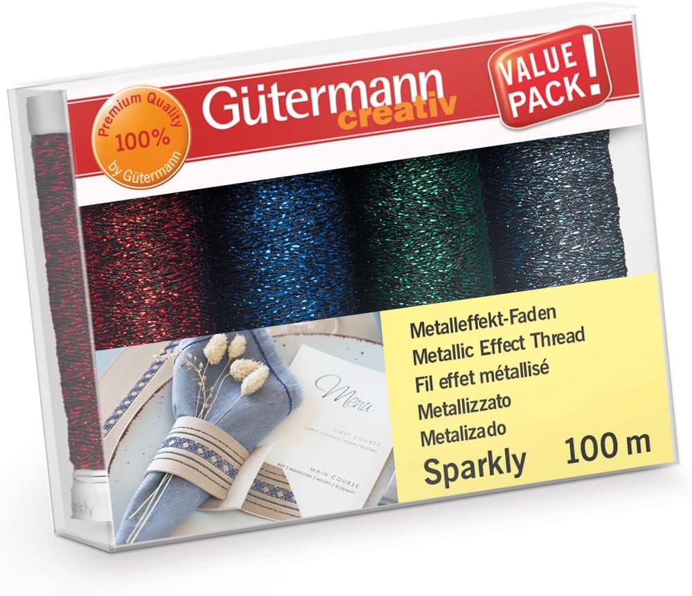 Gütermann Thread Set, Polyester, Multicolor, 100m