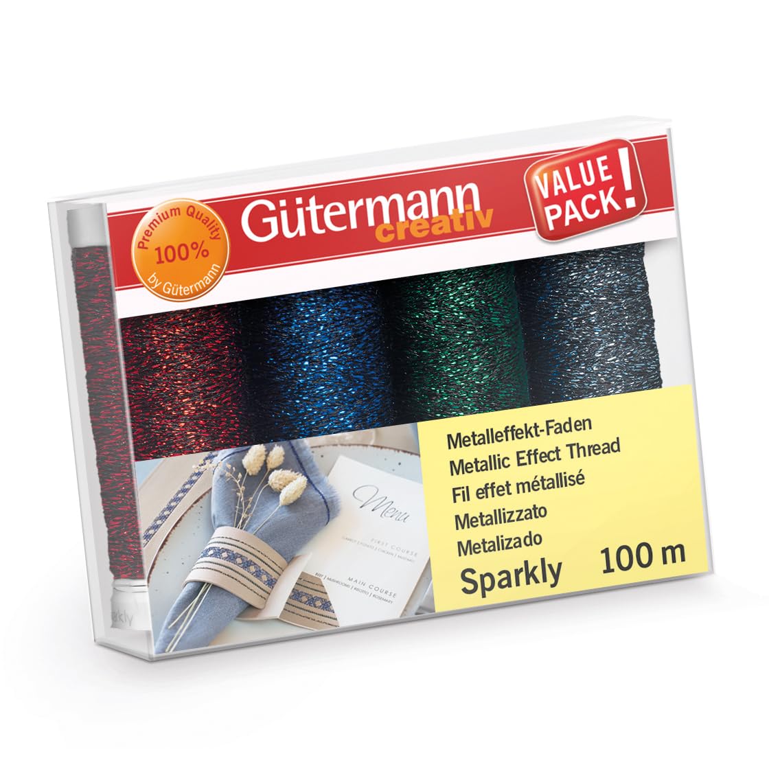 Gütermann - Gütermann Sparkly (100m) Sewing Thread Set 2-4 Pieces