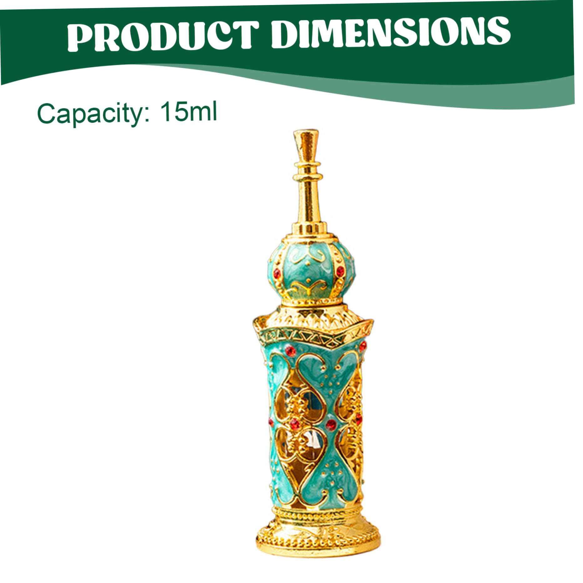Huile de parfum arabe 15 ml, parfum longue durée, de Dubaï avec bouteille luxueuse pour hommes, Figürchen