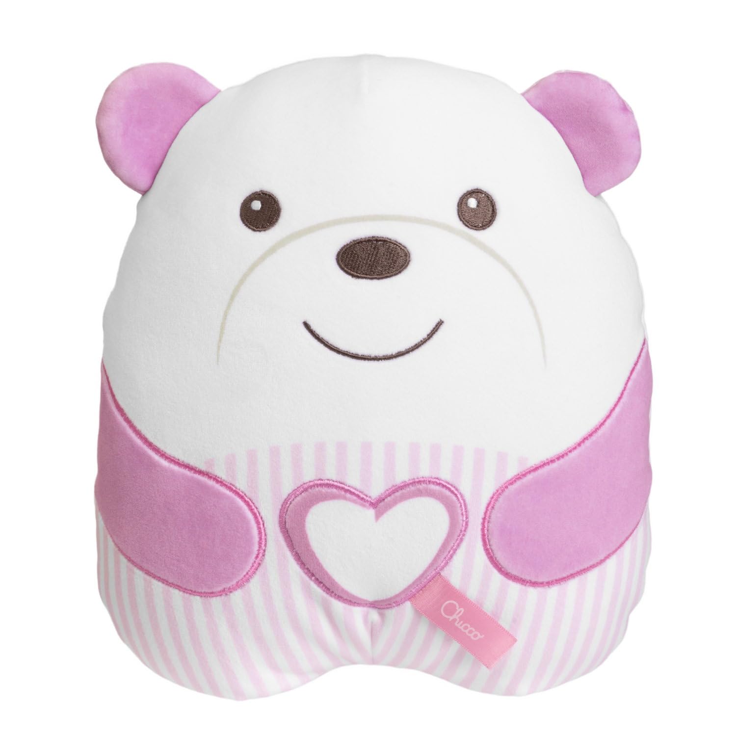 Chicco Cuddly Meditation Bear Cuddly Toy, Soft Electronic Plush Teddy Bear for Children, Soft Filling, 20 Minutes Relaxing and Meditative Music, Soft Light, 0 Months +, Pink