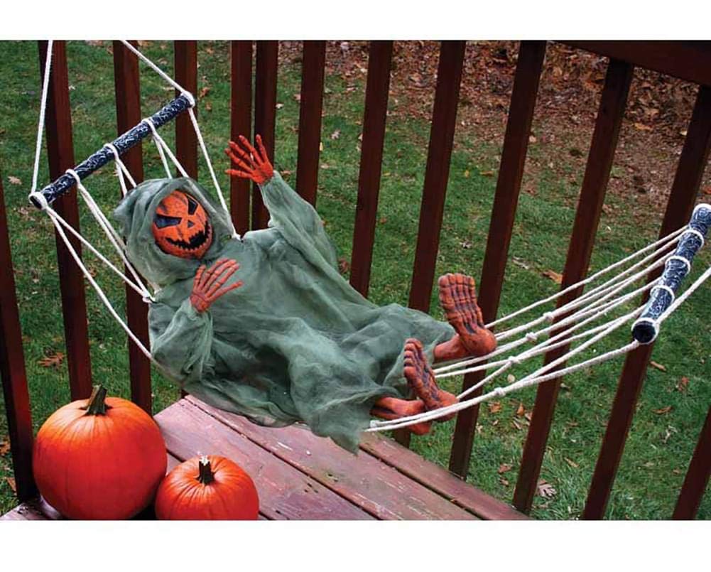 Pumpkin Man suspendu grand format décor effrayant pour arbre - 2
