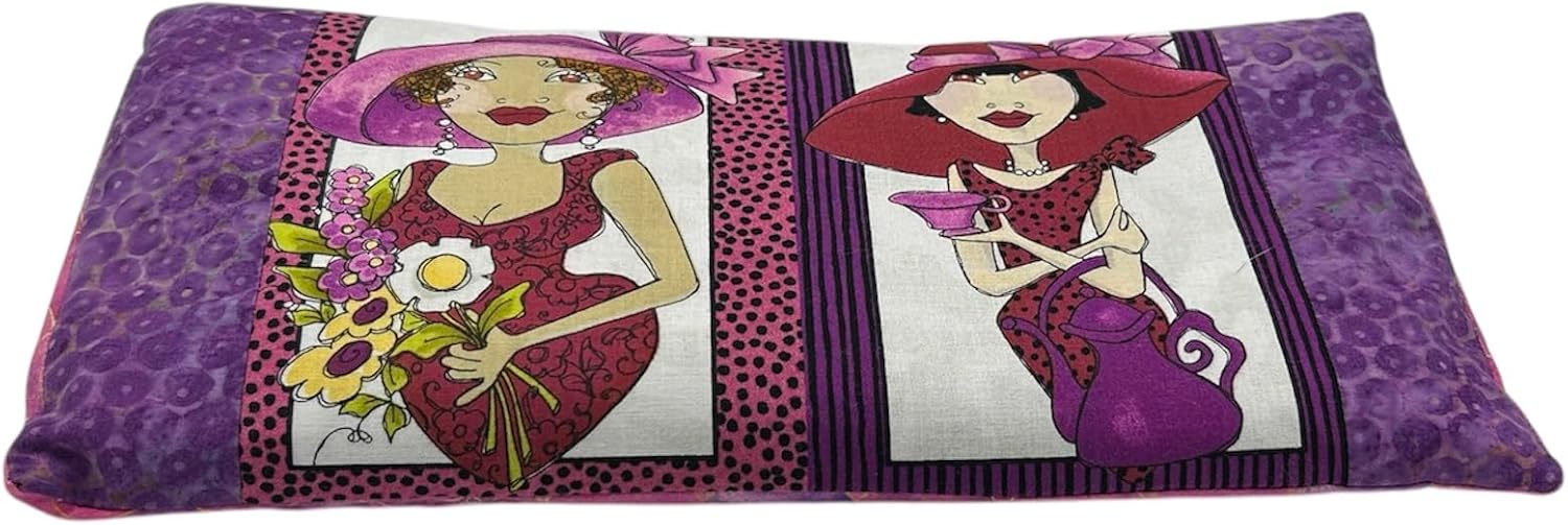 Microwave Buckwheat Heating Pad/Cold Pack -Pain Relief for Back, Neck, Shoulder, Muscles, Knees- Compress-Organic Lavender-Washable Cover