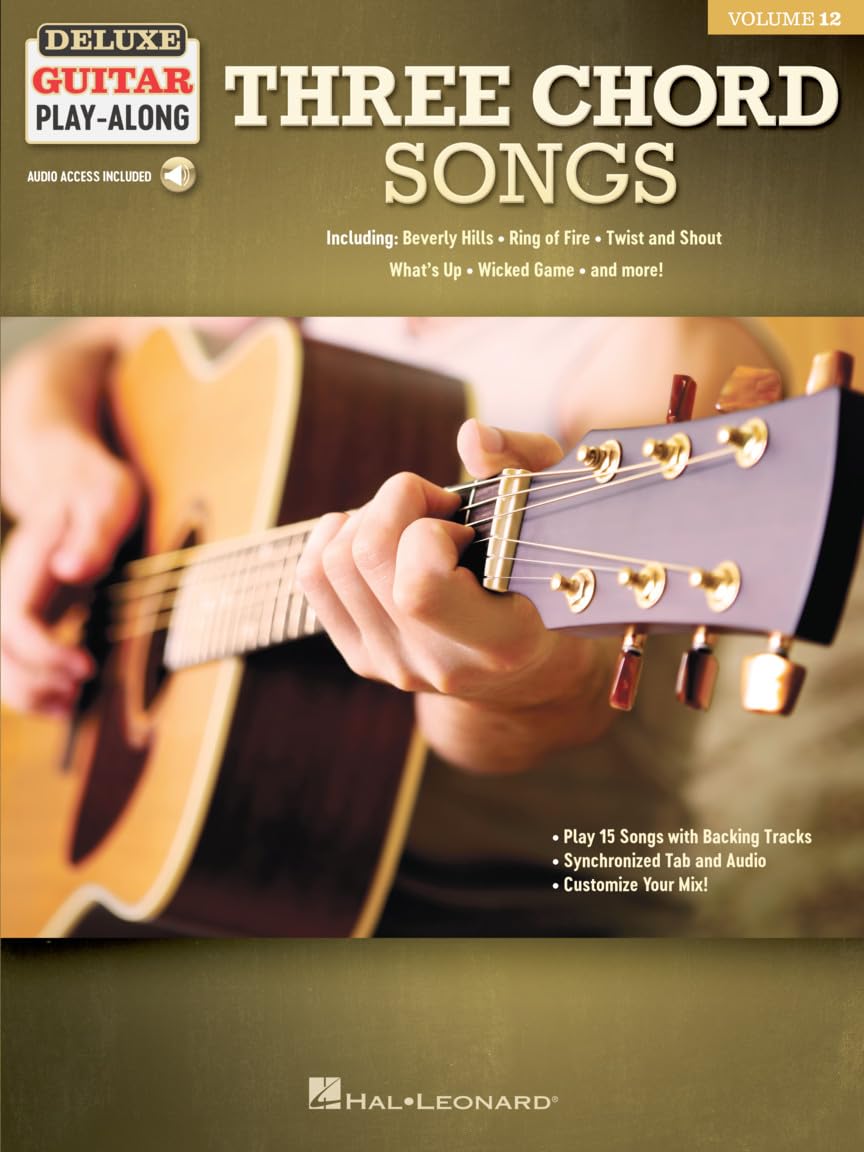 Three Chord Songs Livre de Musique pour Soirée Guitare Autour du Feu