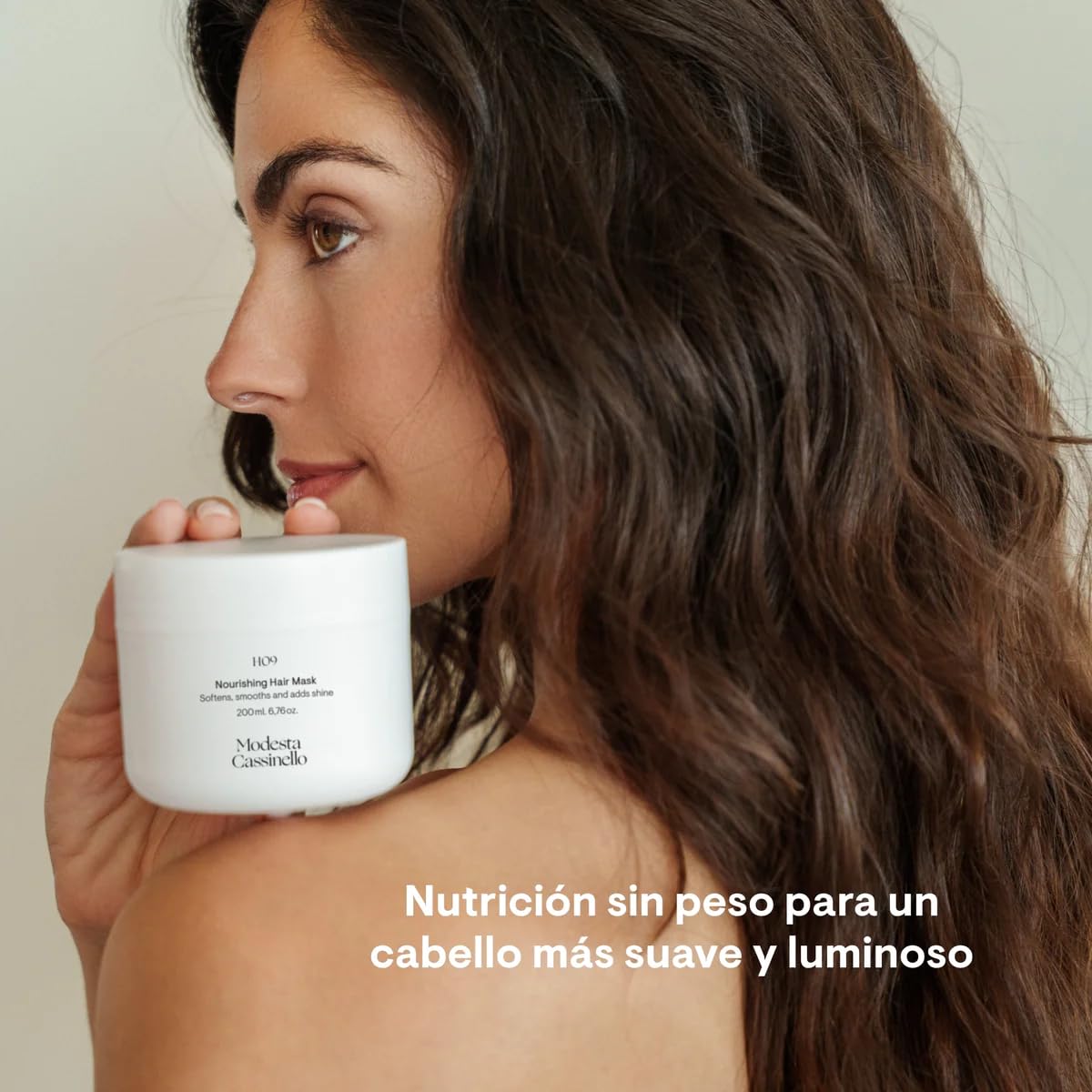Modesa Cassinello - H09 Mascarilla Capilar - Tratamiento Intensivo Reparador con Escualano y Aceites Mediterráneos - Mascarilla Hidratante para Cabellos Dañados - Apta para Método Curly - 100 ml