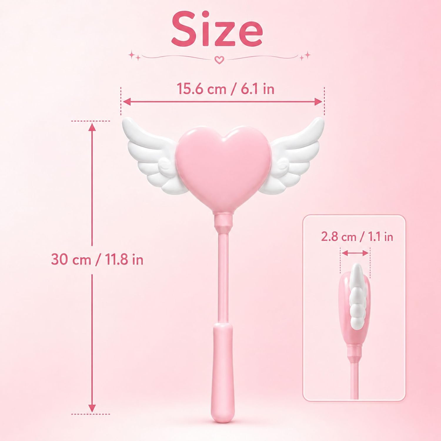Pay Wand Card Holder, Magic Wand Credit Card Holder with Heart Wings Design, 3D Printed Wand Tap to Pay for Family Shopping and Gift Giving, Credit Card Wand for Playful Payment Methods Multicolor