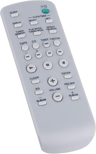 Miniatura 2 de Allimity RM-SC3 RMSC3 Reemplazo Remoto Compatible con Sony Compact Hi-Fi Sistema Estéreo CMT-HPX10W CMT-HPX9 MHC-GX750 MHC-GX9000 MHC-GX250