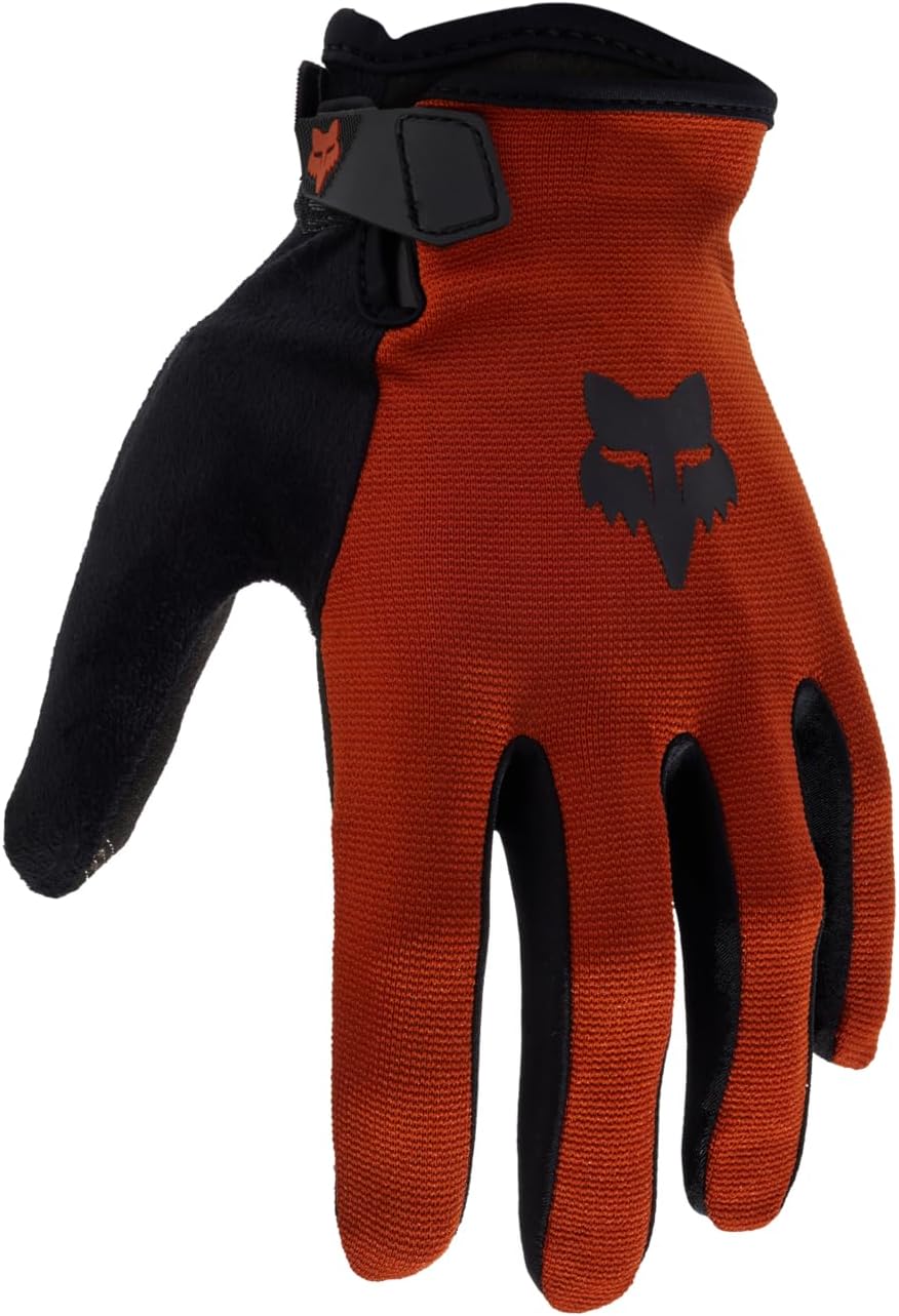 FOX RACING RANGER MOUNTAIN BIKE GLOVES, BURNT ORANGE, Large FOX RACING RANGER MOUNTAIN BIKE GLOVES, BURNT ORANGE, Large