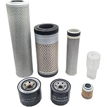 AT534507 Maintenance Filter Kit, Fit for John Deere 30 P 35 P 30G 35G PC4 | Compact Excavator Oil Change Filter Kit, Replace MIU800650 MIU801025 AT308568 MIU801267 4294130 FYD00001540R FYD00000374