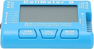 Zerodis バッテリー容量チェッカー高精度LCDディスプレイバックライト付きサーボテスター for RCモデル ABS製