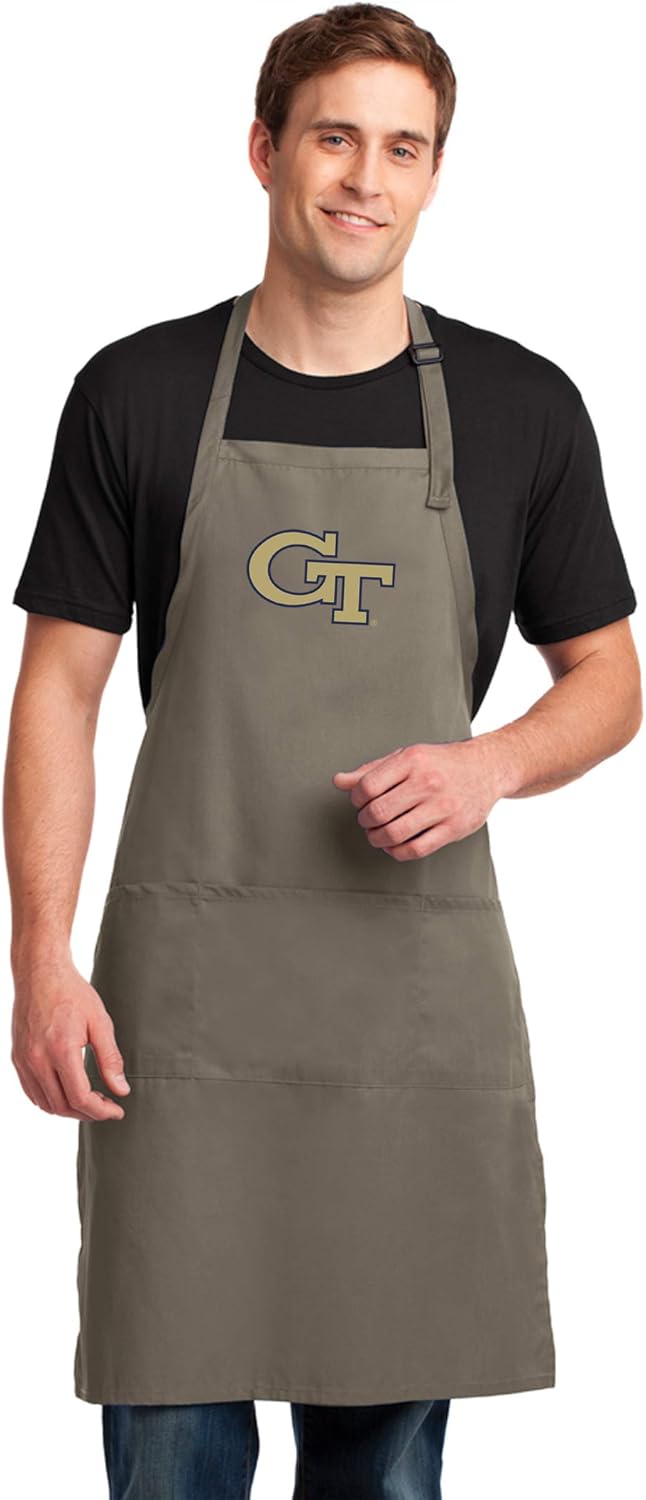 Broad Bay Georgia Tech Apron LARGE Mens Womens Georgia Tech Logo Gift Idea