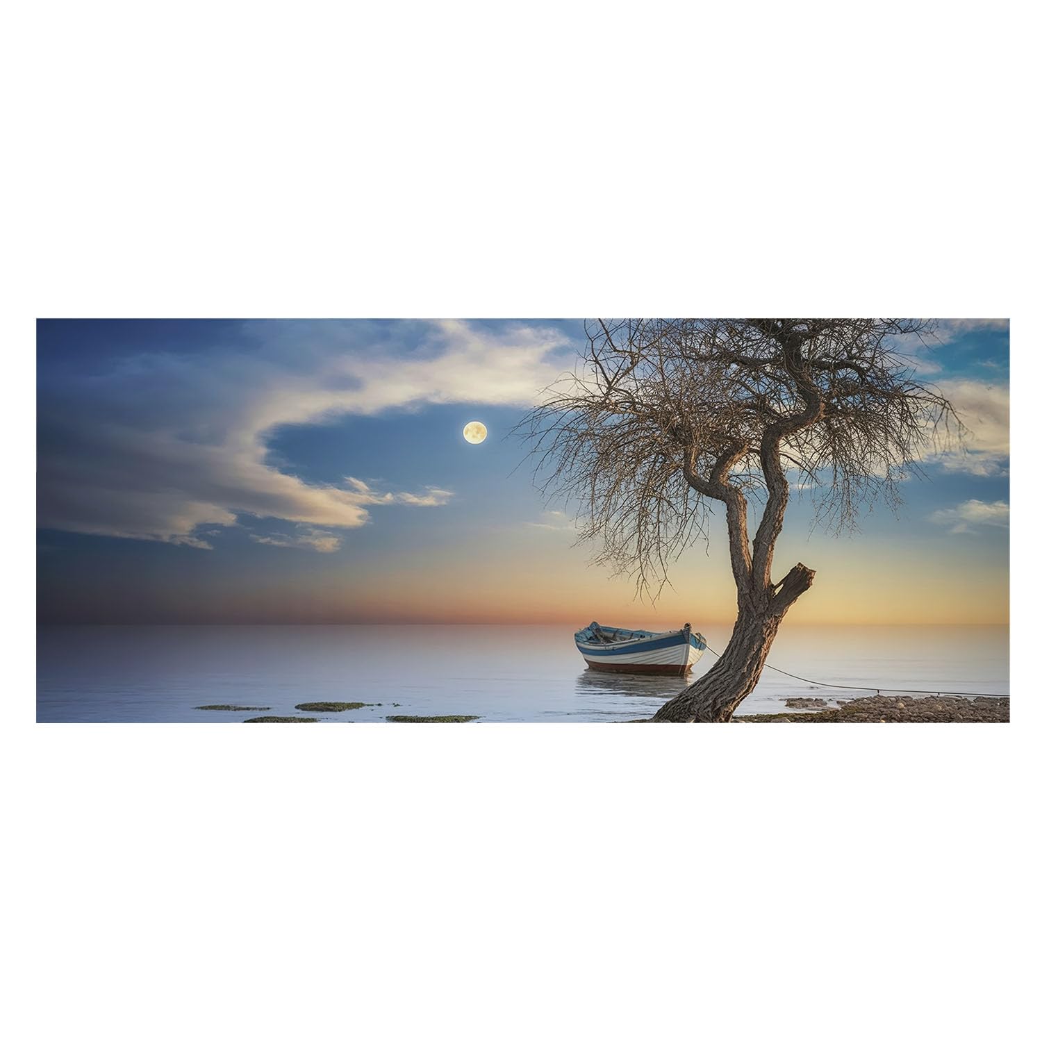 Papel pintado textil tejido no tejido de 250x104 cm con paisaje decorativo para pared