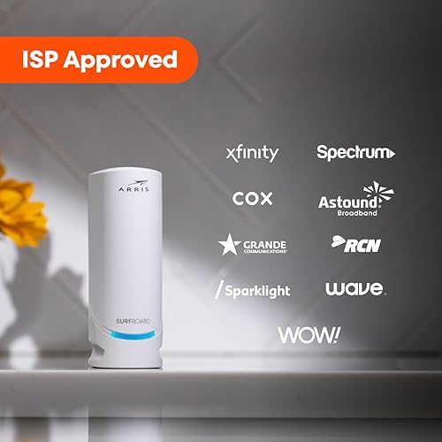 Miniatura 3 de ARRIS (S34) - Cable módem - Cable módem rápido DOCSIS 3.1 Multi-Gigabit, para Comcast Xfinity, Cox, Spectrum y más, velocidades máximas de Internet