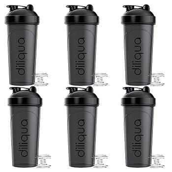 洋書　シェーカー Amazon.co.jp: diliqua 6個パック シェーカー : Health
