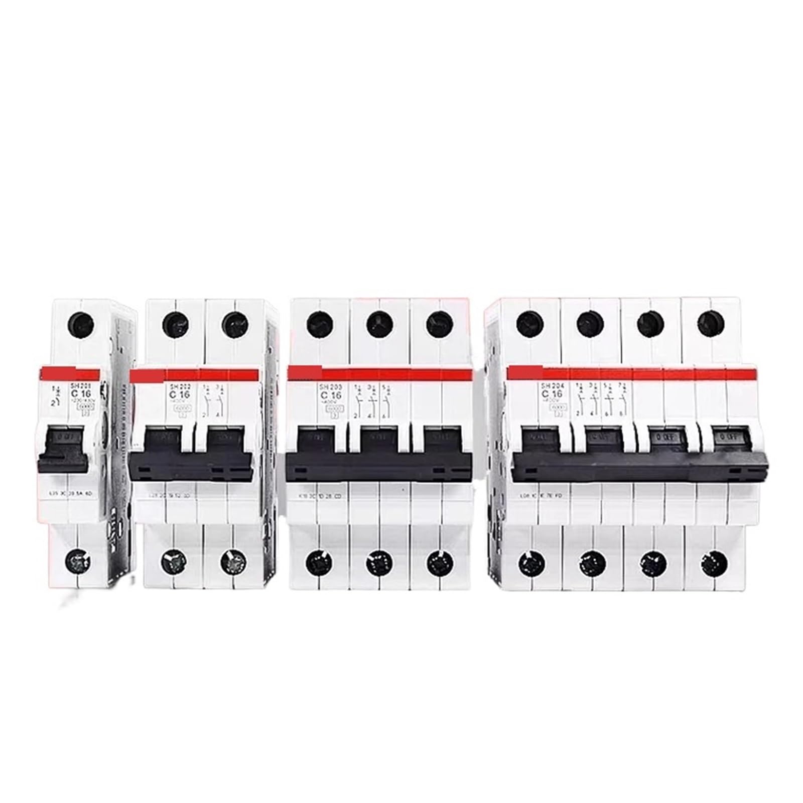 Disjoncteur miniature SH200 3P 20A type D évite coupure moteur
