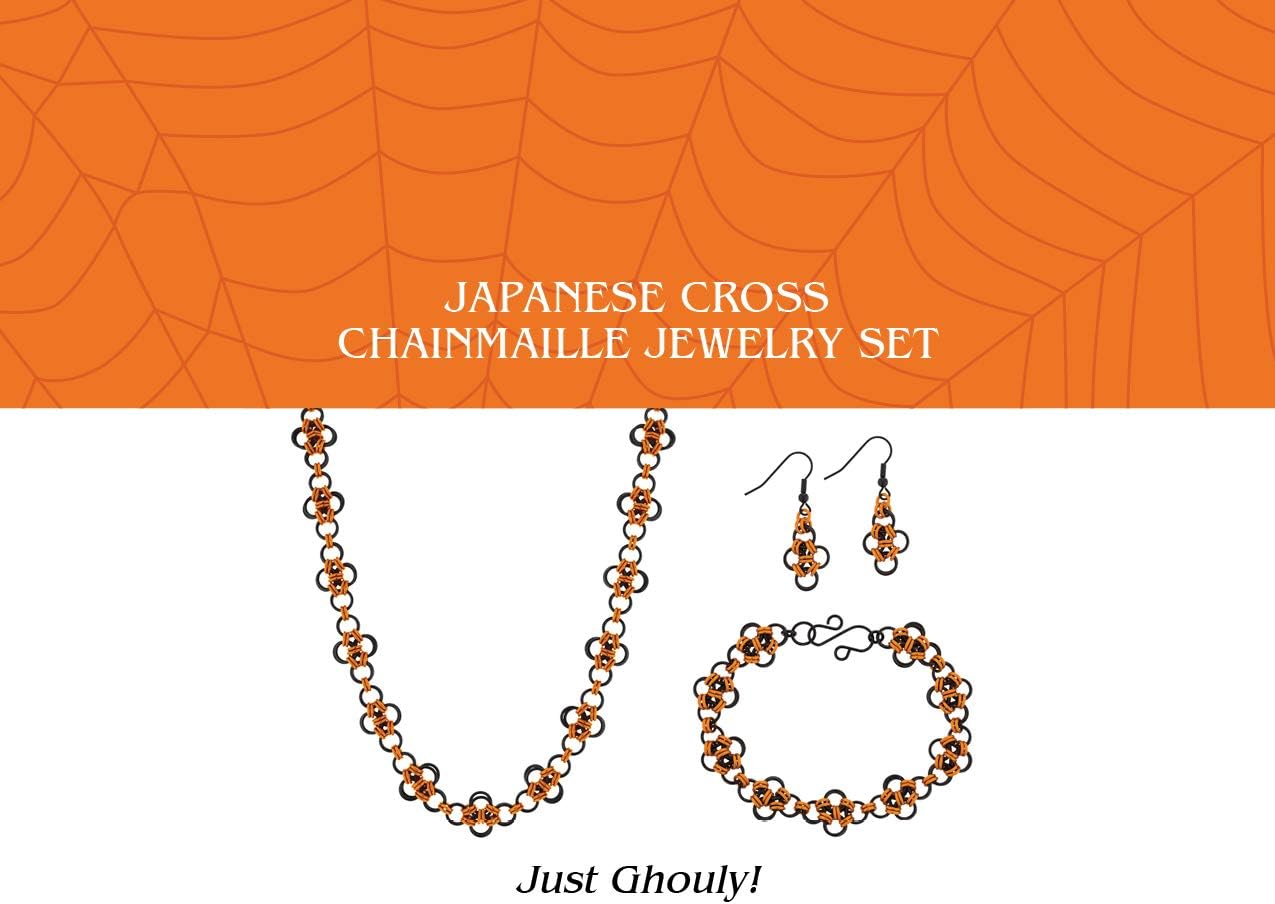Just Ghouly! - Japanese Cross Necklace, Earring and Bracelet Kit