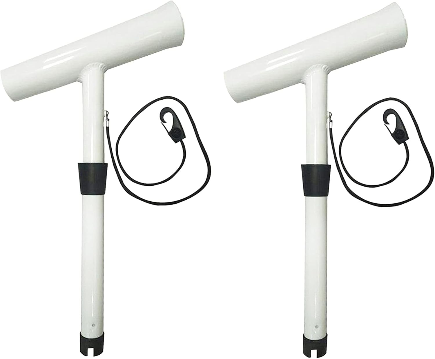 MARINE CITY Fishing Rod Holder Outrigger Plug-in Rod Pod – Easy Installation for Boats, Marines, Ships & Yachts (Pack of 2)