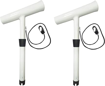 MARINE CITY Fishing Rod Holder Outrigger Plug-in Rod Pod Easy Installation for Boats, Marines, Ships & Yachts Pack of 2