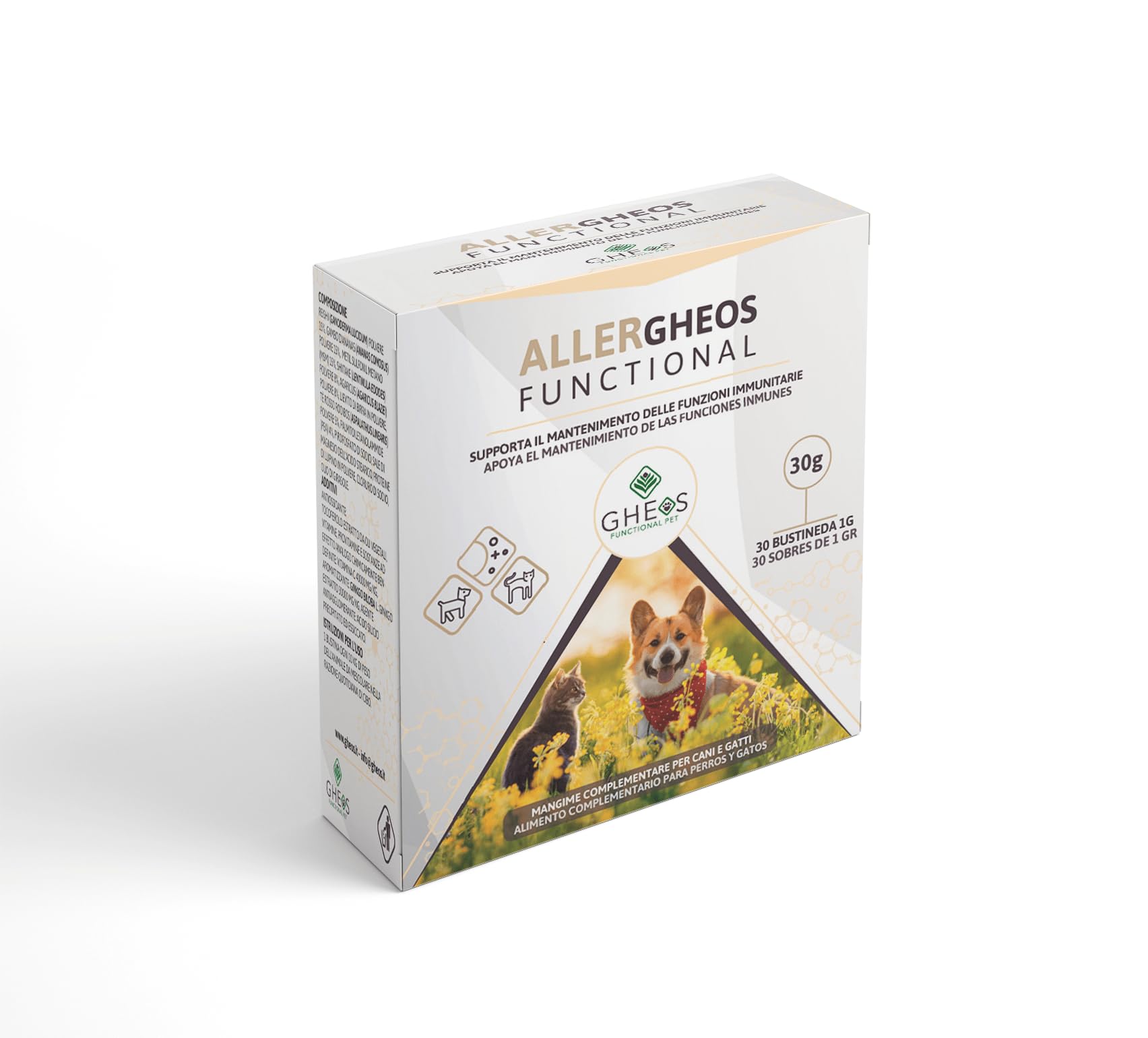 ALLERGHEOS FUNCTIONAL 30 bustine - integratore per il supporto nelle forme allergiche nel cane e nel gatto