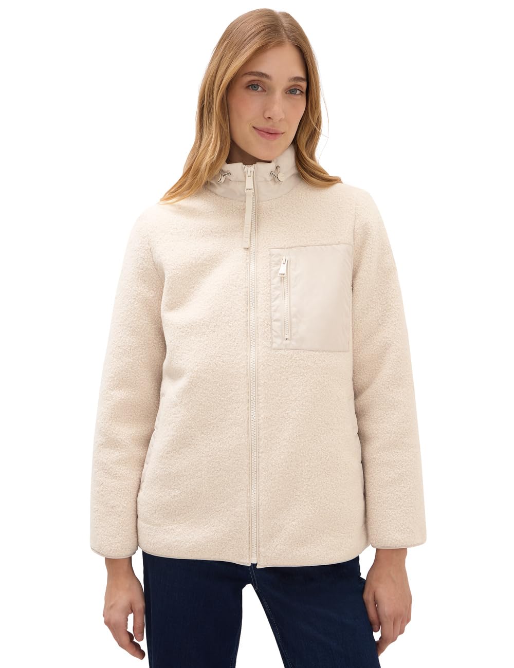 Cecil Damen Teddy Jacke mit Details