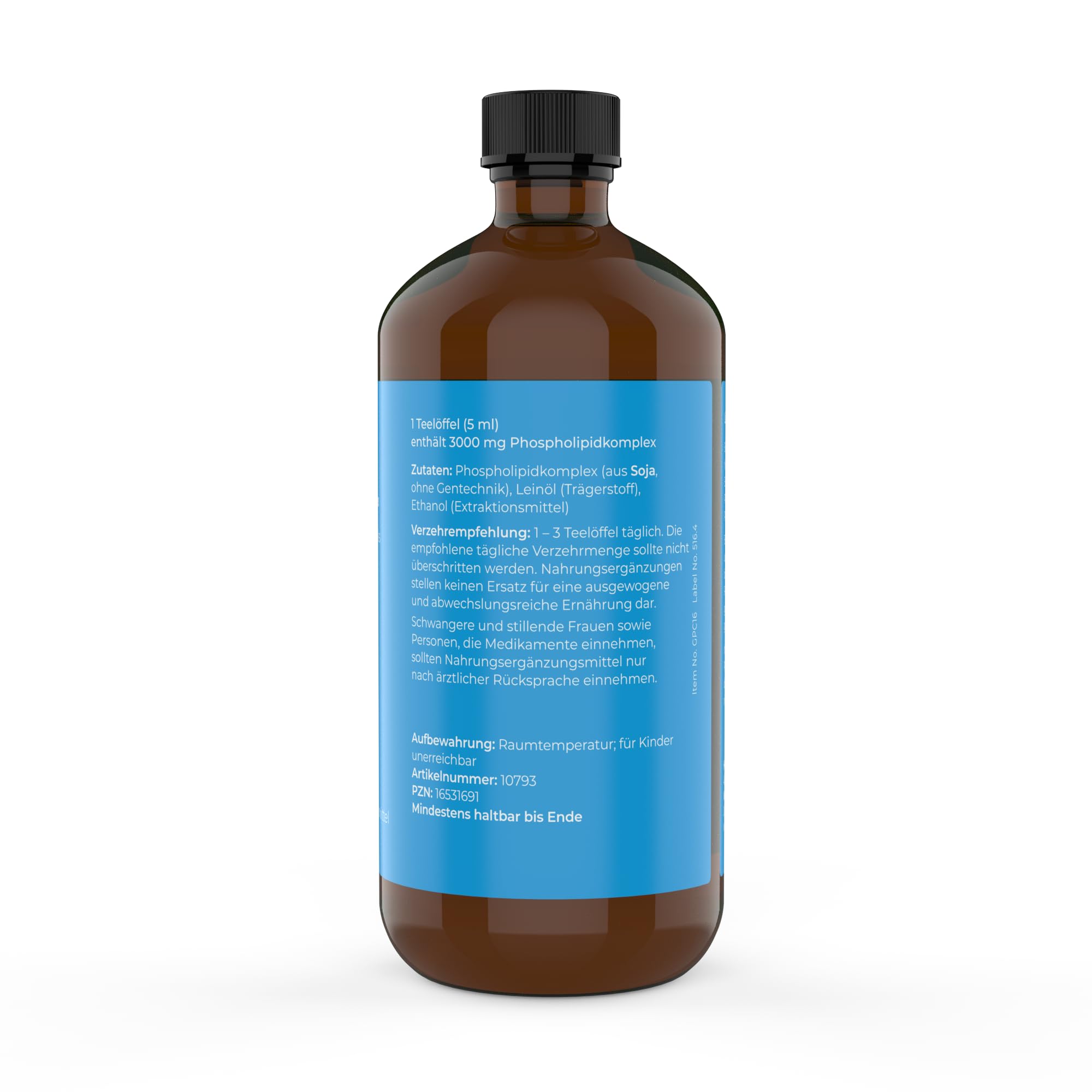 BodyBio PC Phospholipidkomplex liposomal 473ml (Phosphatidylcholin und andere Phospholipide)