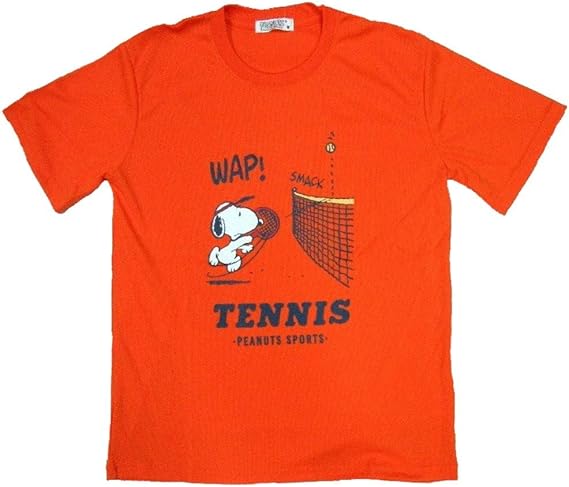 Amazon Peanuts ピーナッツ スヌーピー 大きいサイズ メンズ 半袖 Tシャツ テニス 柄 吸汗速乾 プリント 薄手 Tシャツ カットソー 通販