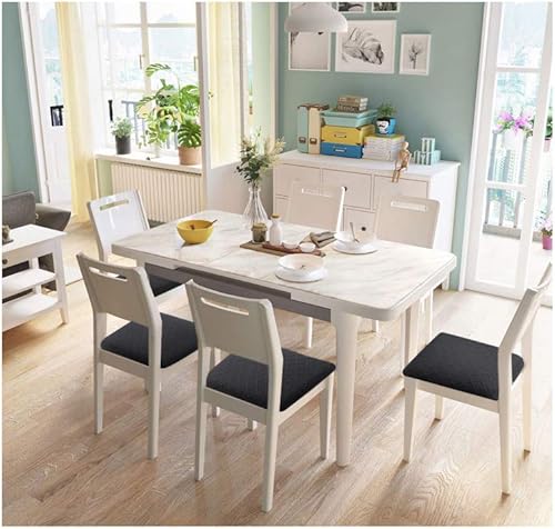 Miniatura 2 de Fuloon - Paquete de 2 a 4 fundas de asiento de silla jacquard elásticas, extraíbles, lavables, anti-polvo, para sillas de comedor, cojín de asiento.