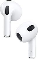 Apple AirPods 3rd Generation Wireless Earbuds: Spatial Audio, IPX4 Sweat Resistant, 30H Battery, Lightning Case