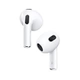 AirPods (3rd Generation) Wireless Ear Buds, Bluetooth Headphones, Personalized Spatial Audio, Sweat and Water Resistant, Lightning Charging Case Included, Up to 30 Hours of Battery Life