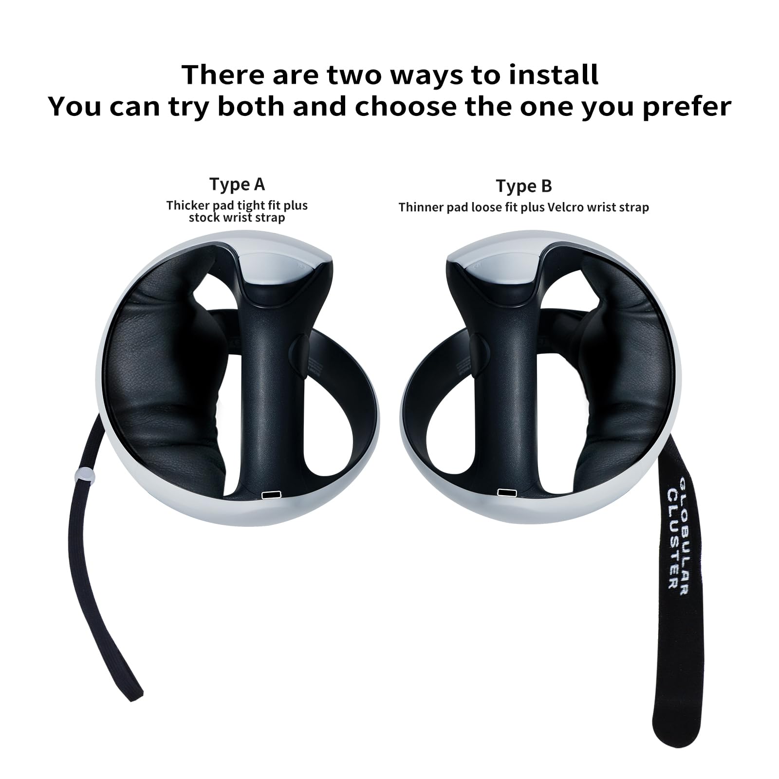 Globular Cluster CGP2 Poignées de Manette Compatibles avec PSVR2 - Libérez Vos Mains - Profitez Davantage du Jeu VR