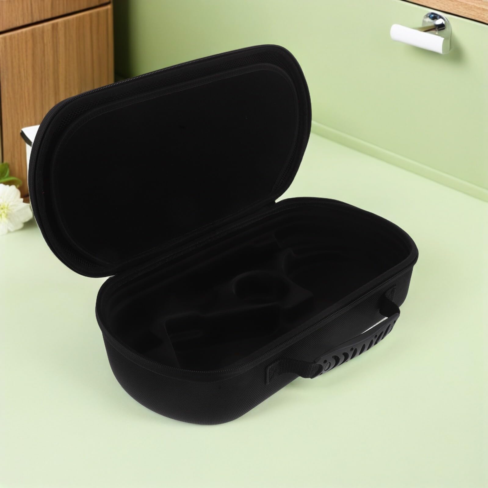 BESTYASH Bolsa Protectora para Secador de Pelo Organizador Portátil Resistente con Cremallera Estuche de Viaje para Herramientas de Cabello Almacenaje Seguro para Hogar y Salón