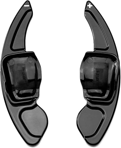 Miniatura 9 de iJDMTOY Extensiones de paleta grandes con acabado rojo brillante compatibles con Volkswagen MK6 GolfGTI CC Tiguan Touareg Beetle Jetta (A6), etc