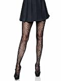 Leg Avenue womens Gothic Fantasy Fishnet Tights, Striped, Celestial Tights for Women