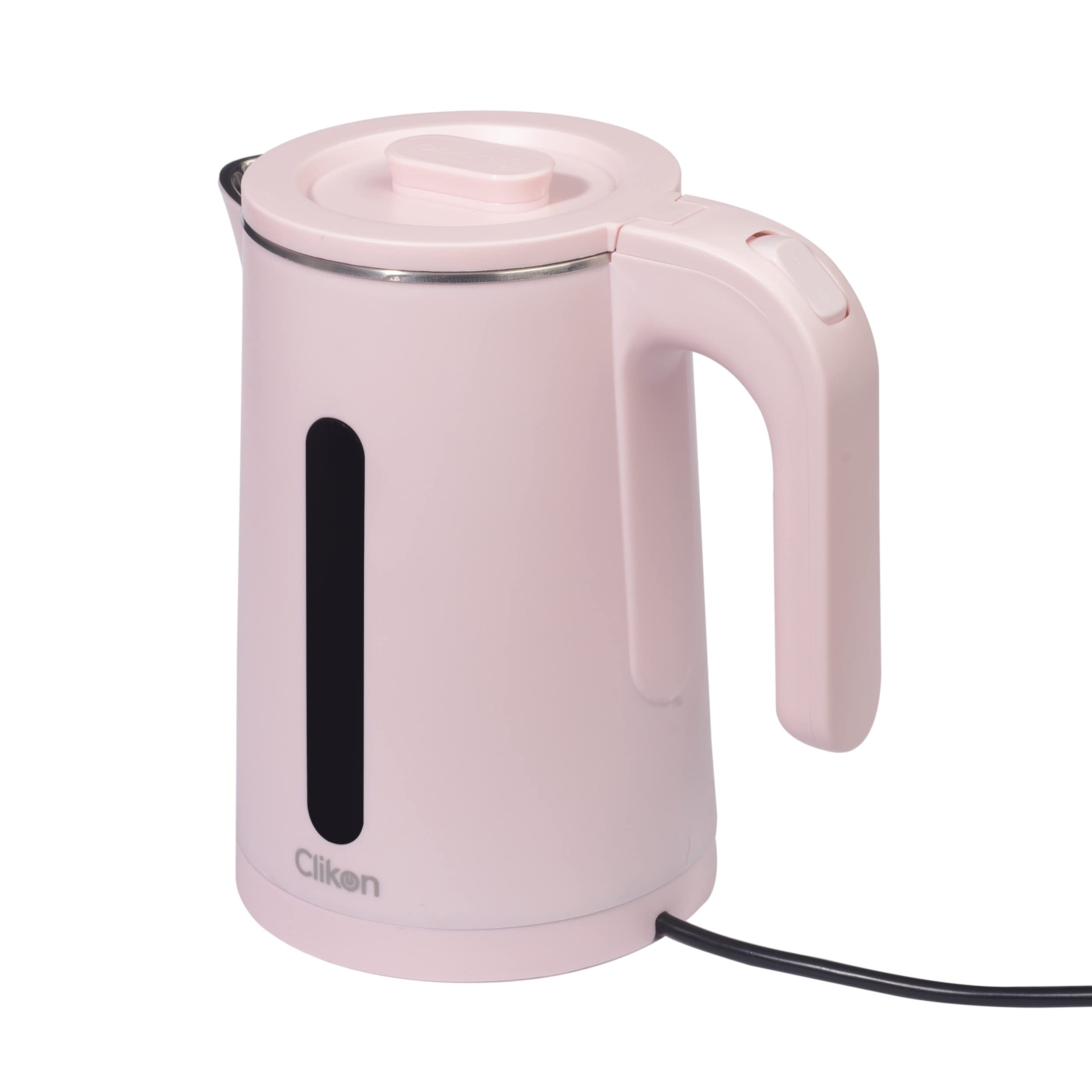 Clikon Electrical Kettle Odourless, Food Safe Plastic Finishing, Water  Level LED Indicator, Double Wall Premium Stainless Steel Body, Easy to Clean
