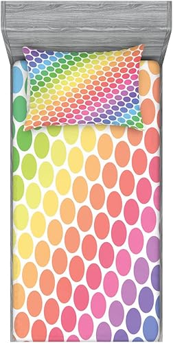 Miniatura 210 de Ambesonne - Juego de sábanas bajeras y fundas de almohada, diseño clásico botánico, plantas de jardín vintage, juego de 3 piezas con estampado