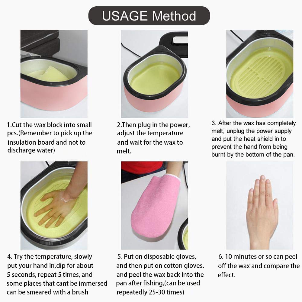 Paraffin Wax Machine Touchscreen 3000ML for hand and feet， Paraffin Bath Quick Heating，Moisturizing Paraffin Spa Wax Bath Kit，Large Capacity at Home for Smooth and Soft Skin : Beauty & Personal Care