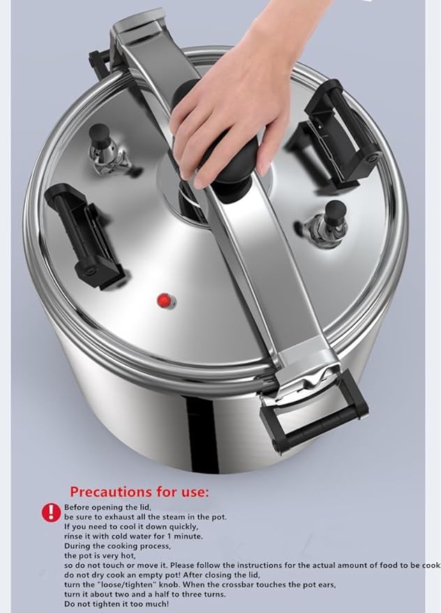 Olla a Presión 80L IOCCIOBB, 110V, 500W, Aluminio miniatura 5