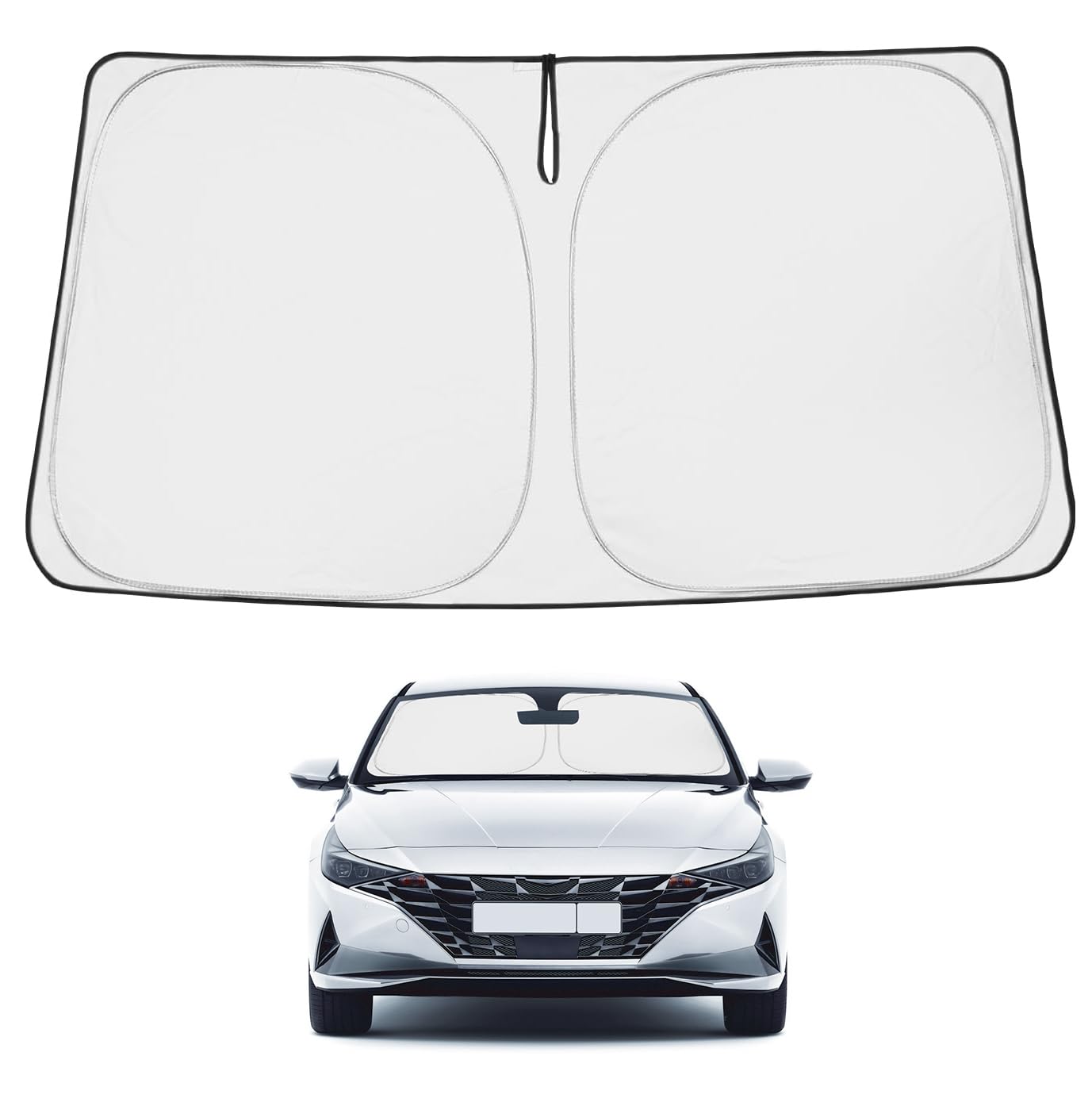 Proadsy Custom Fit Car Windshield Sun Shade for 2021-2026 Hyundai Elantra