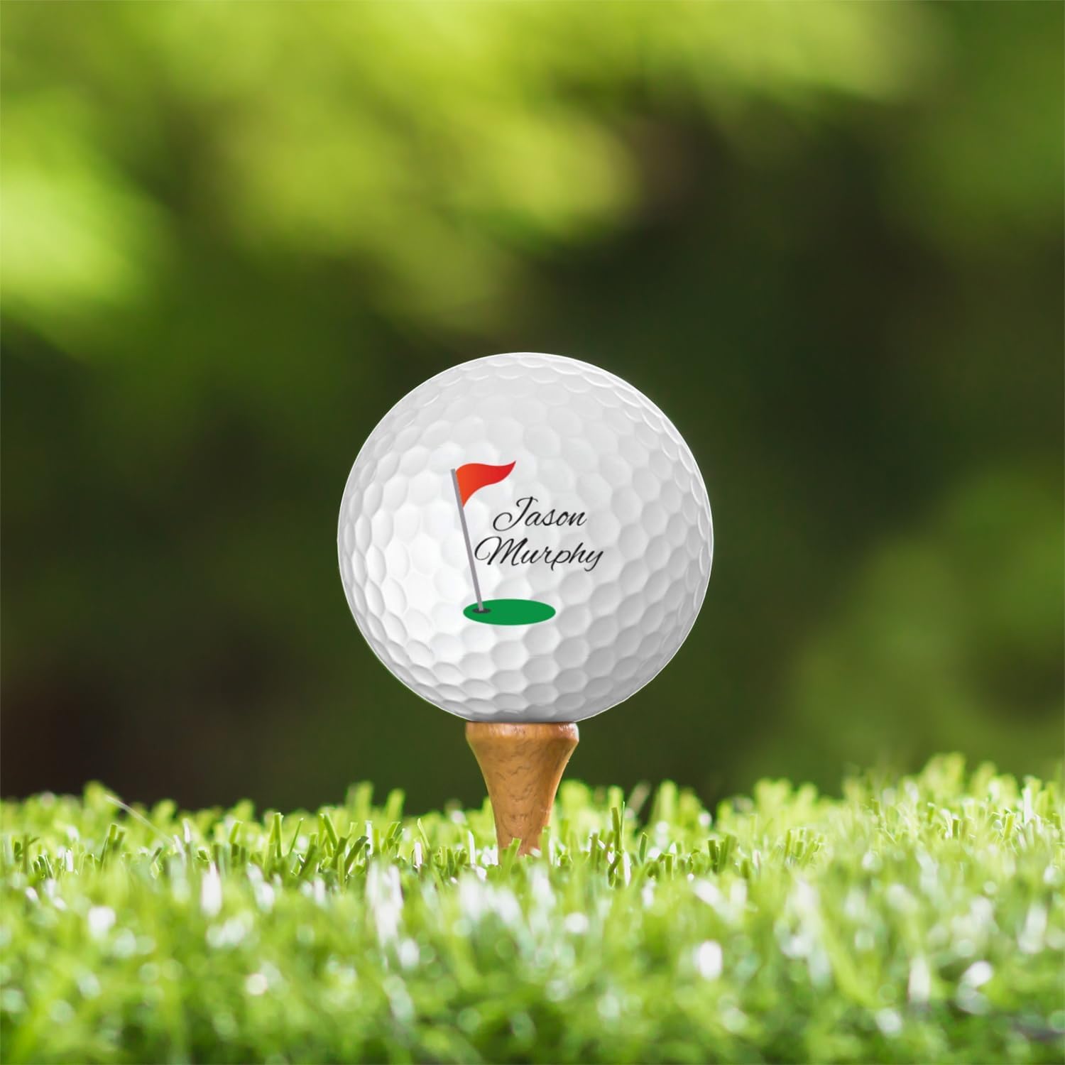 Personalized Name & Initial Golf Balls - Customize The Name and Initial (6 Balls)