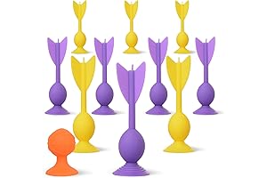 10-Pack Silicone Sucker Pop Darts for Endless Fun and Skill Enhancement