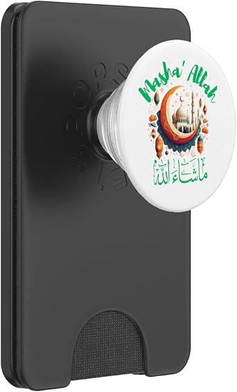 Masha Allah Islam Arabic Mosque Moon Design Ramadan Eid Gift PopSockets PopWallet for MagSafe