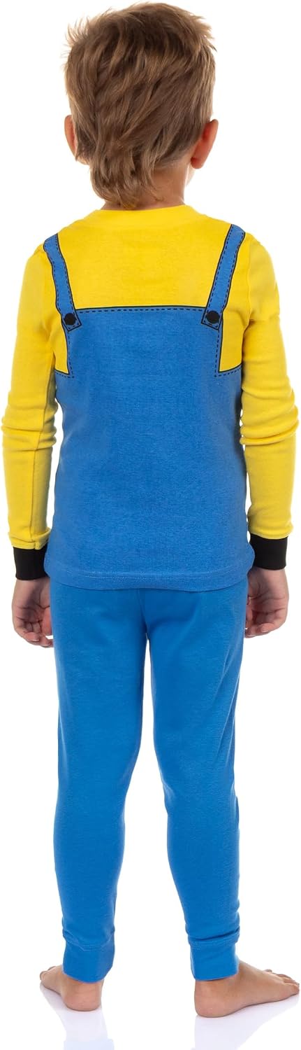 INTIMO Minions Pajamas Toddler Boys' 2-Piece Tight Fit Lounge Sleep Pajama Set